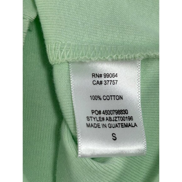 BILLABONG Hello Summer Crop Tank Top Sz S Mint Green Yellow Graphic 100% Cotton - Picture 9 of 12